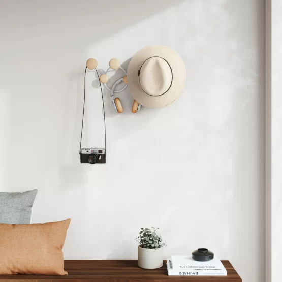 Imagen del perchero de pared dotsy 7 ganchos