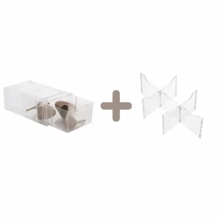 Caja metacrilato zapatos grandes + Separador